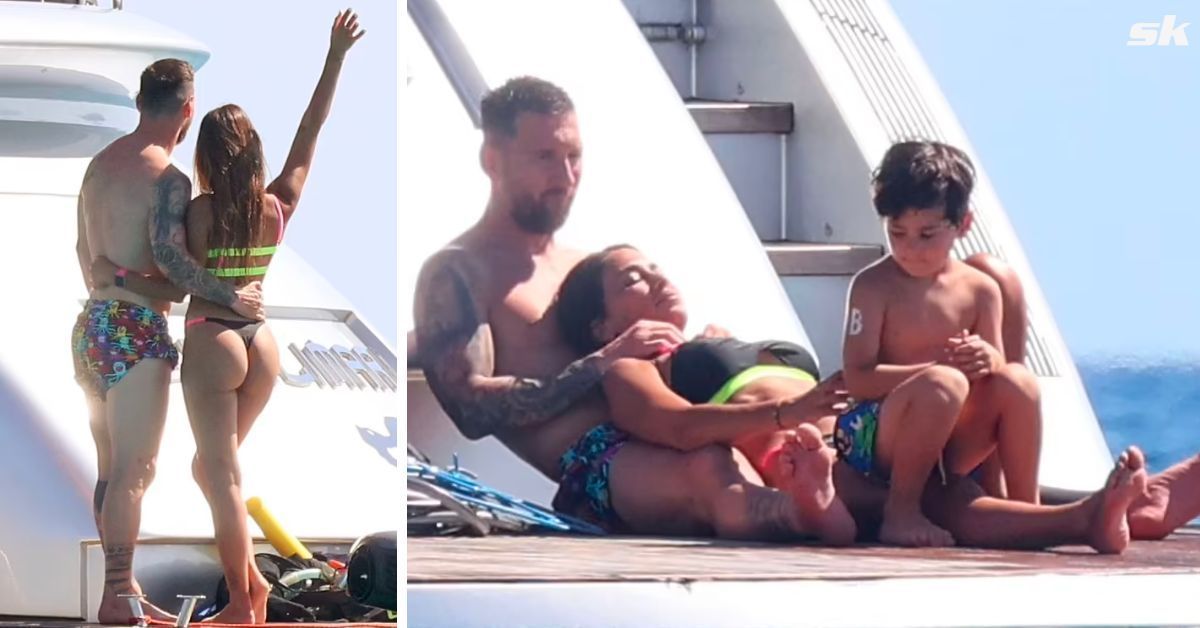 Lionel Messi and Antonela Roccuzzo spent their morning on a yacht