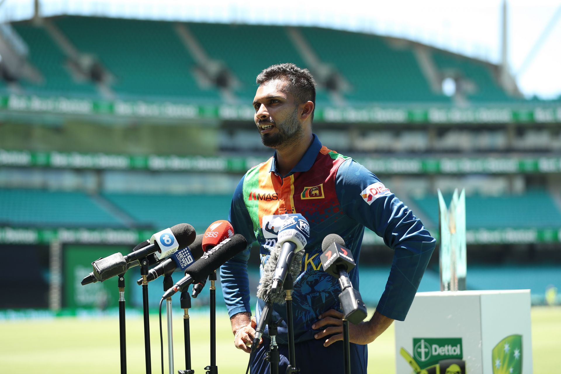 Dasun Shanaka is the captain of Sri Lanka (Image Courtesy: Getty Images)