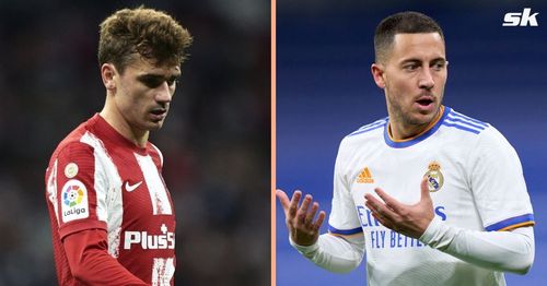 Antoine Griezmann (left) and Eden Hazard (right)