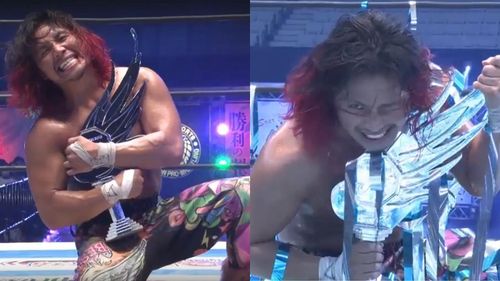 Hiromu Takahashi won the Best of the Super Junior tournament for the third year!