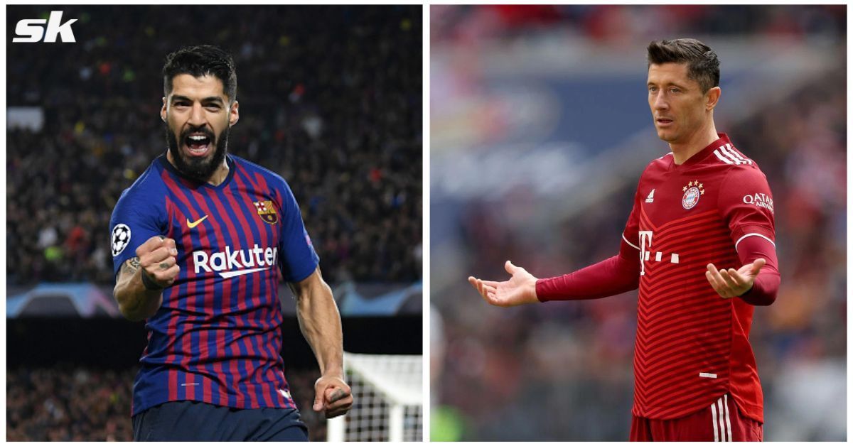 Luis Suarez is being courted by Barcelona as an alternative option to Robert Lewandowski.