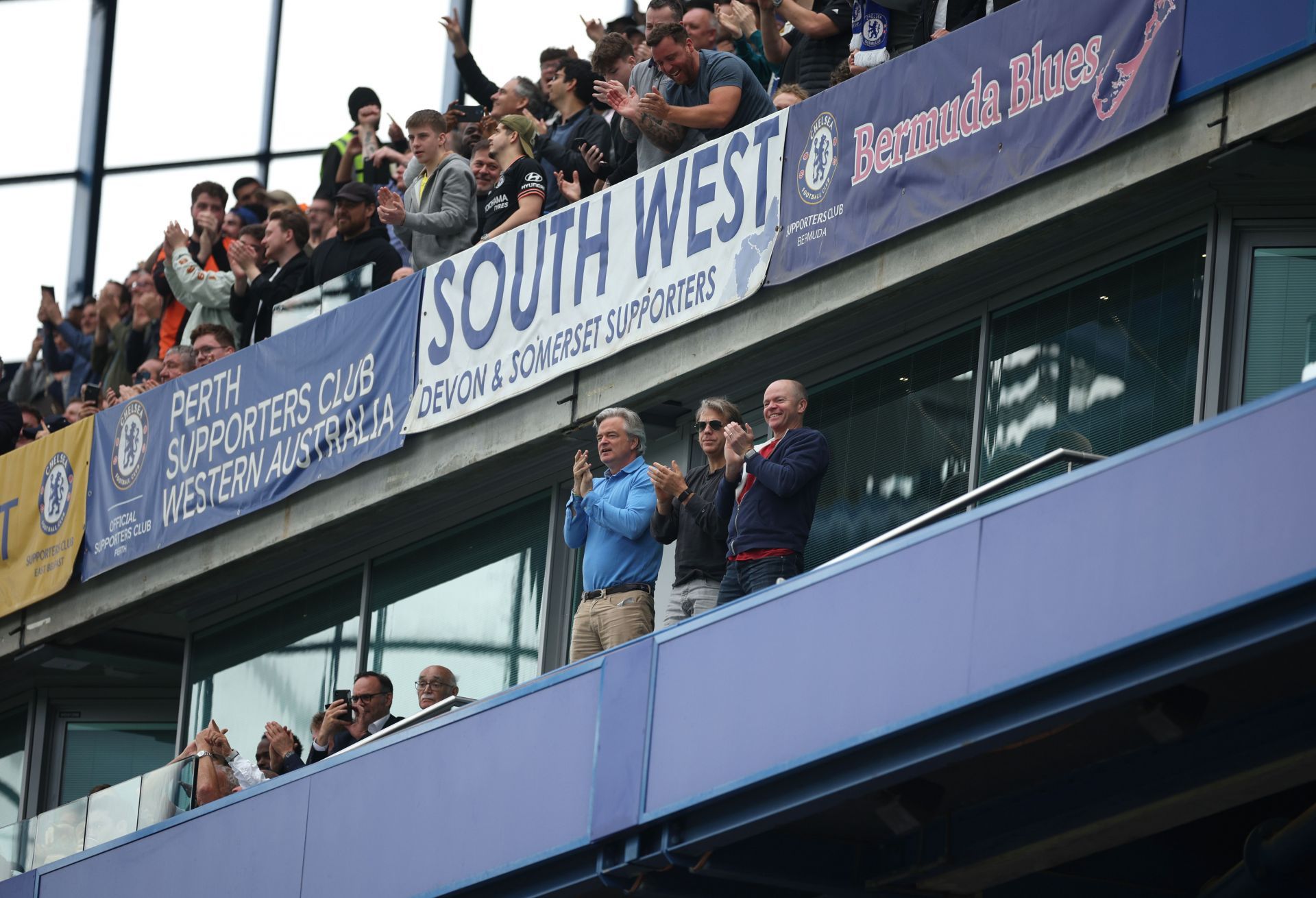 Todd Boehly (Center) - New Chelsea owner