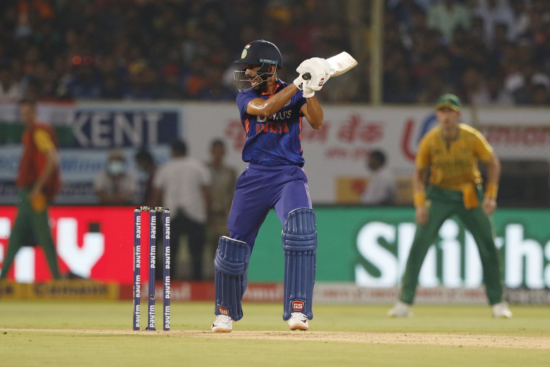 Ruturaj Gaikwad during the 3rd T20I against South Africa. Pic: BCCI