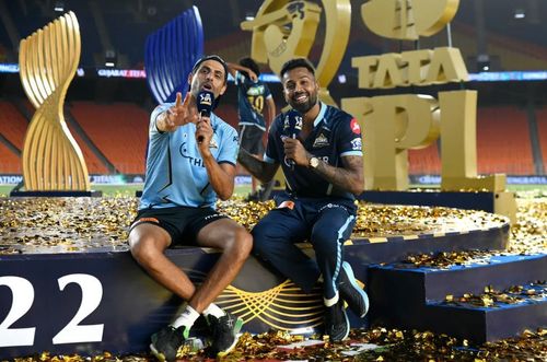 Ashish Nehra and Hardik Pandya were the thinktank behind Gujarat Titans' success [P/C: iplt20.com]