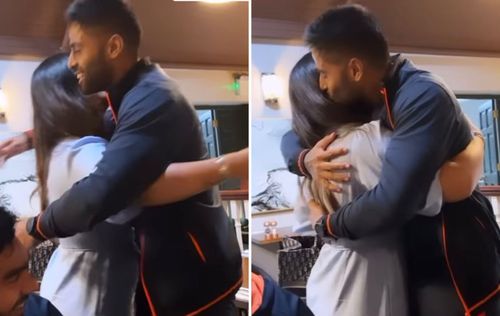 Suryakumar Yadav meets his wife Devisha after her arrival in Dublin (Pics: Instagram)