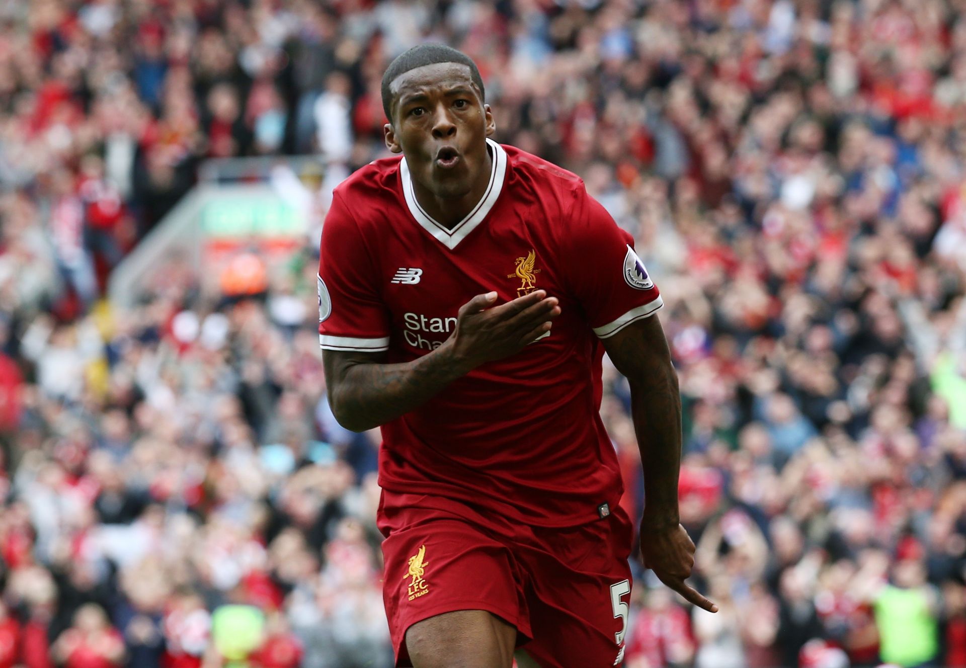 Wijnaldum became a hit at Anfield