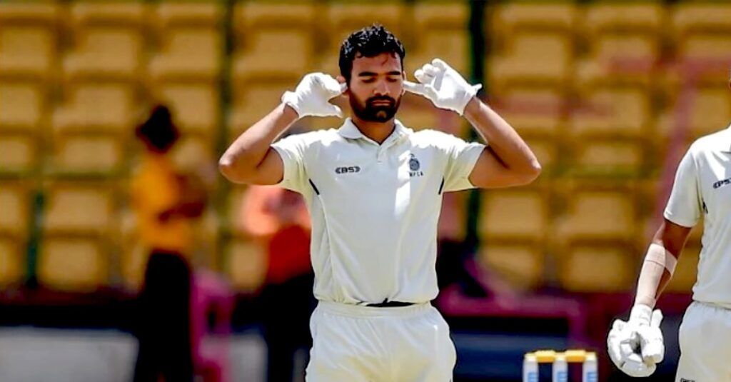 Yash Dubey notched up a ton in Ranji Trophy final