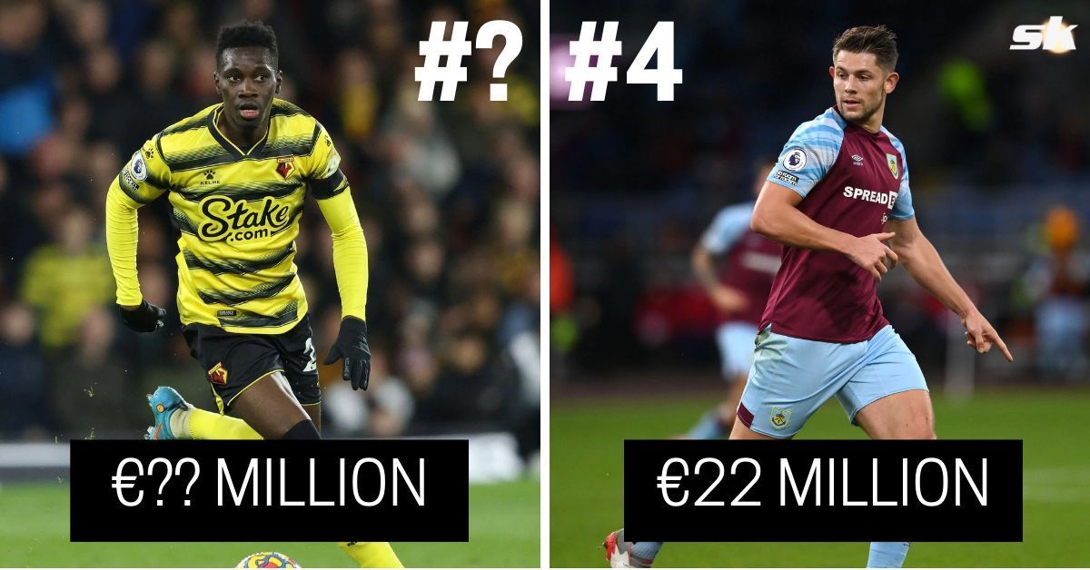 Ismaila Sarr and James Tarkowski saw their sides get relegated from the Premier League