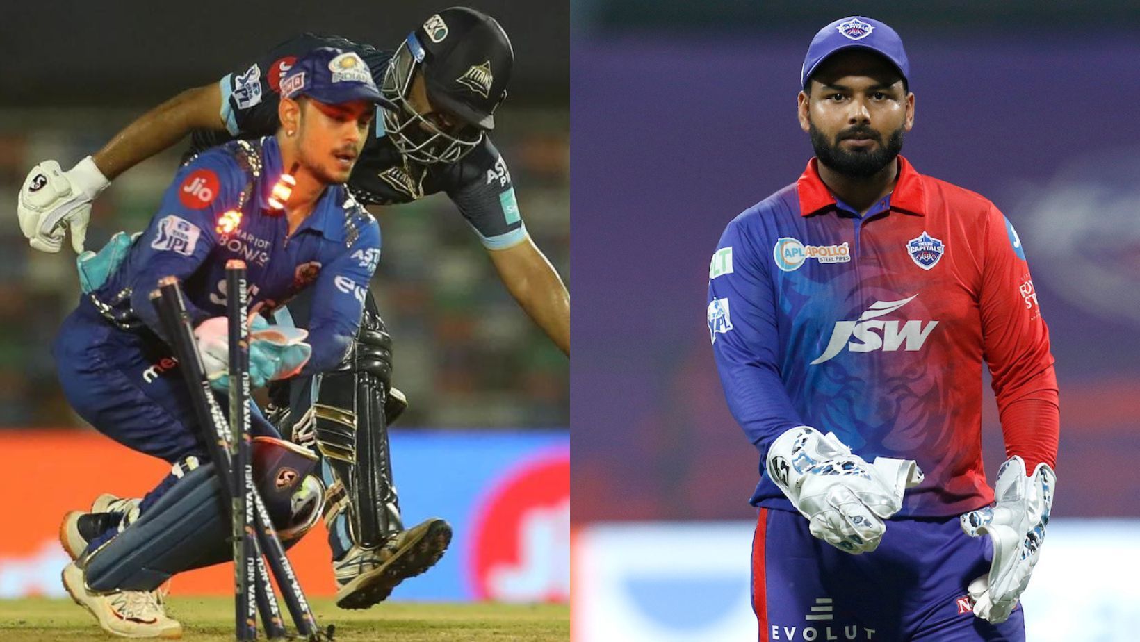 Ishan Kishan (L) and Rishabh Pant (R). (PC: BCCI)