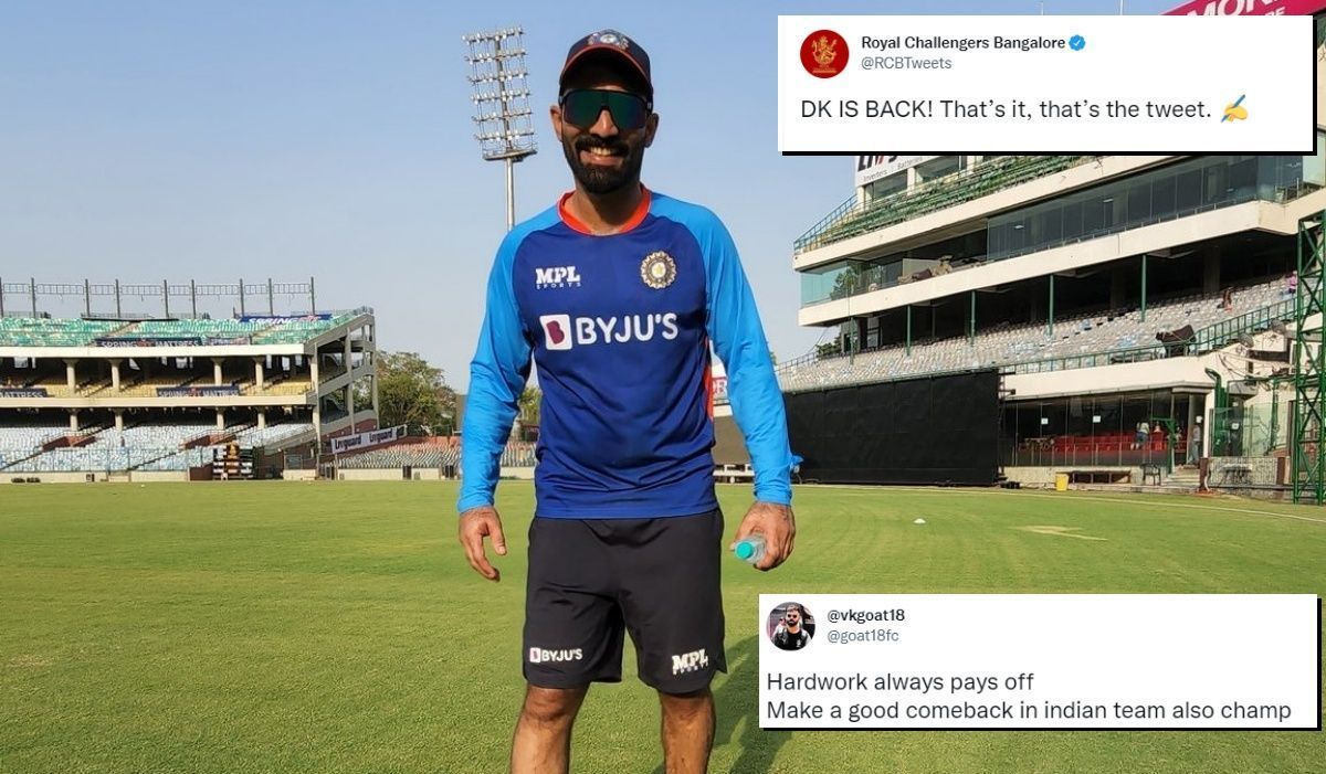 Dinesh Karthik is back in the Indian team after three years.
