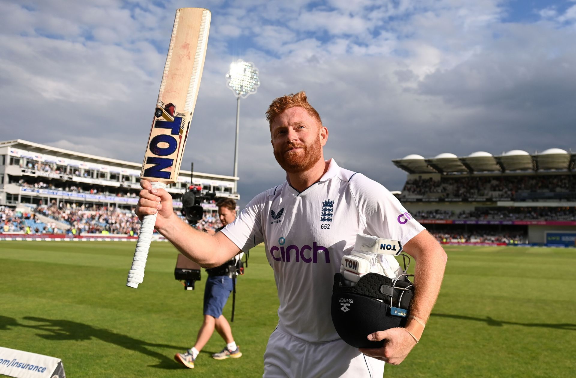 Jonny Bairstow walks back after the end of day&#039;s play. (P.C.:Getty images)