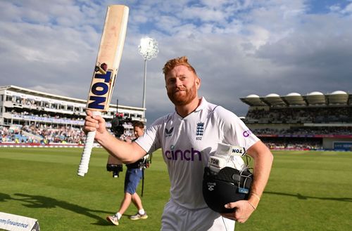 Jonny Bairstow walks back after the end of day's play. (P.C.:Getty images)