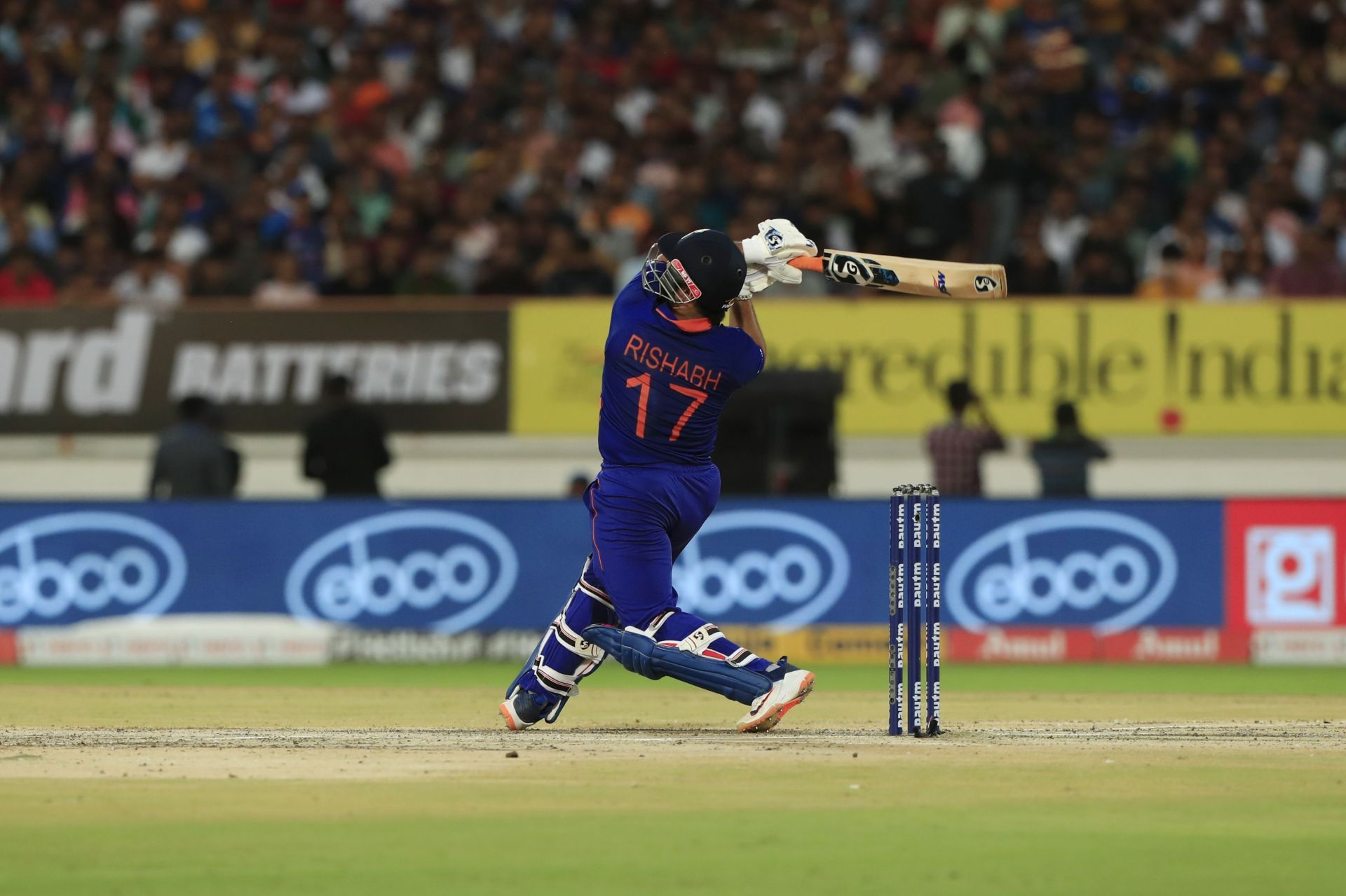 Rishabh Pant has been found wanting against deliveries wide outside the off-stump [P/C: BCCI]