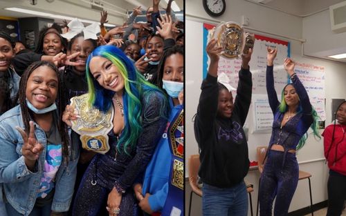 Sasha Banks is a former SmackDown Women's Champion