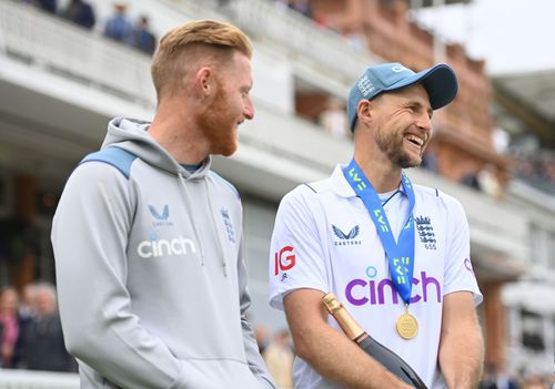 Ben Stokes and Joe Root. (Credits: Getty)