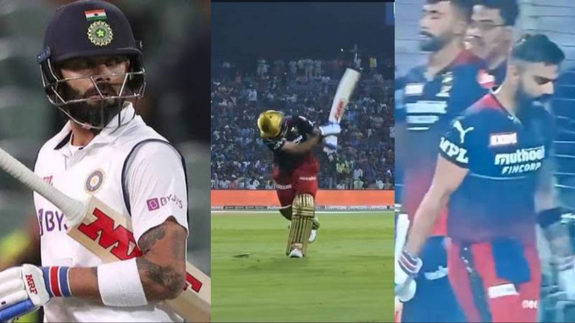 Virat Kohli has lost his cool multiple times after losing his wicket