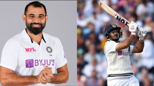 Mohammad Shami (L) and Shardul Thakur each scored a fifty for India during their previous tour of England (Image Source: Instagram)