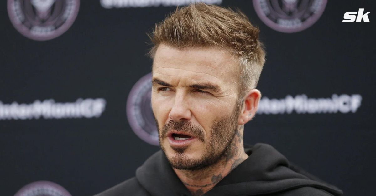 Former Manchester United midfielder David Beckham picks Zinedine Zidane as the best player he&#039;s ever played with