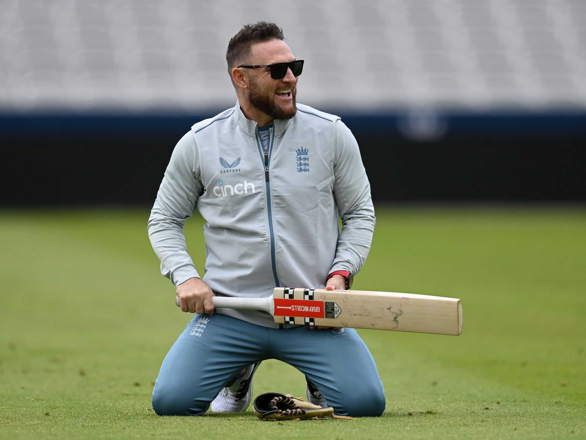 England men&#039;s Test coach Brendon McCullum. (Image Credits: Getty)