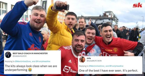 Fans react to images of United's leaked away shirts