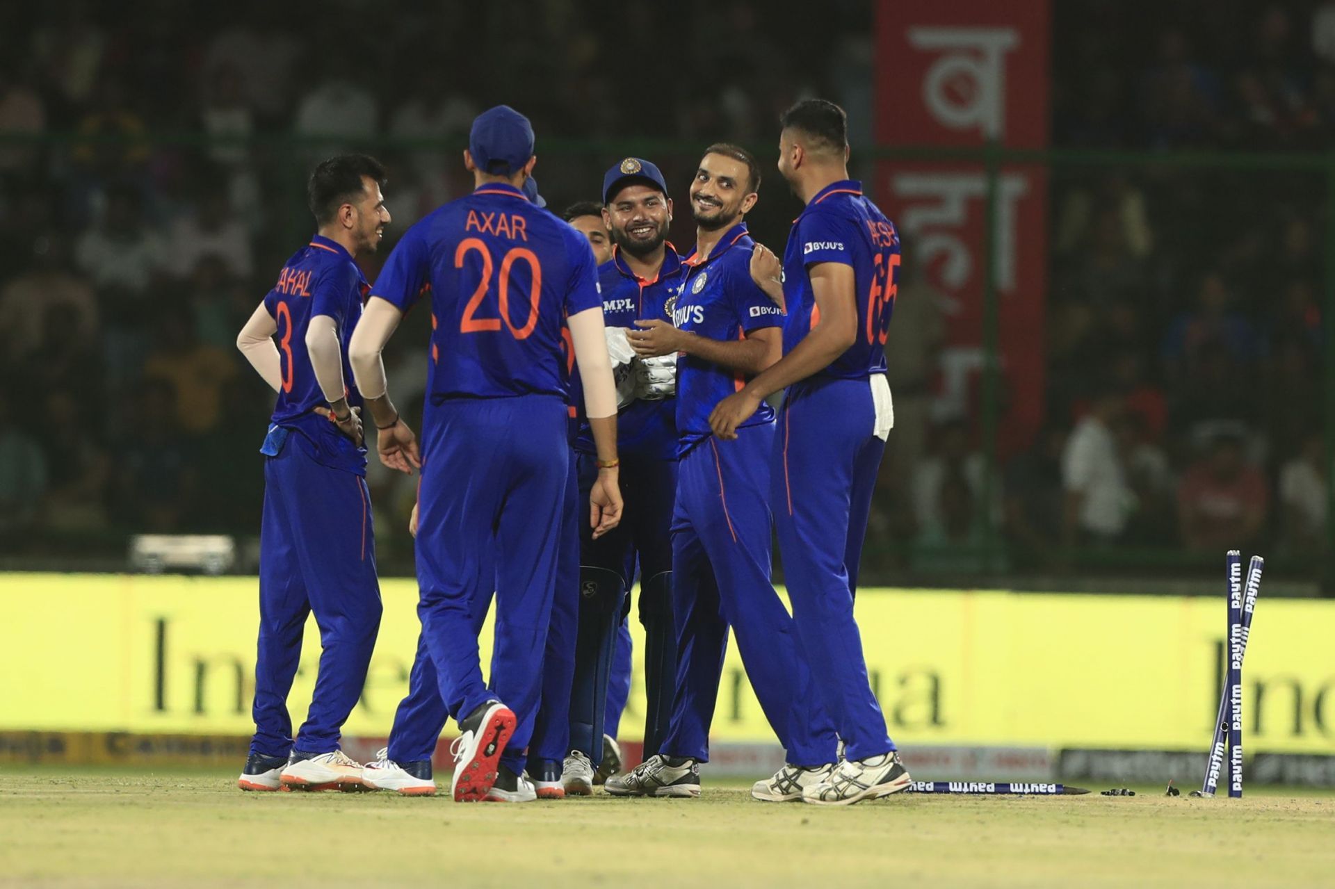 The Men in Blue during the T20I series against South Africa. Pic: Getty Images