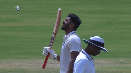 Manoj Tiwary scored an impressive hundred. Pic: BCCI