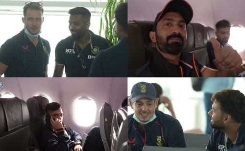 Indian and South African players have arrived in Odisha for the 2nd T20I. Pics: BCCI