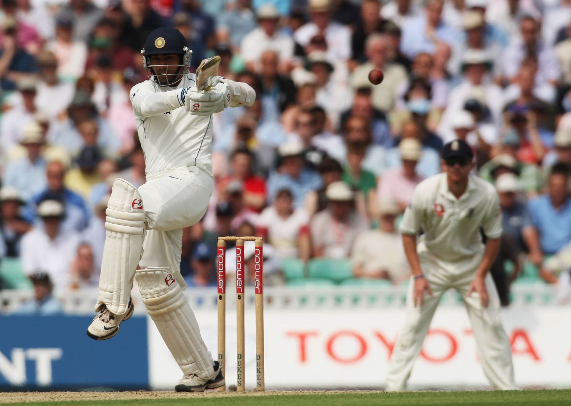 Dinesh Karthik batting during The Oval Test in 2007. Pic: Getty Images