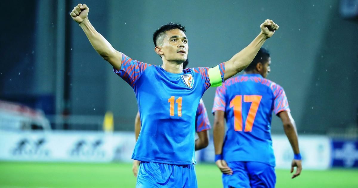 Sunil Chhetri scored yet another brace for the Blue Tigers