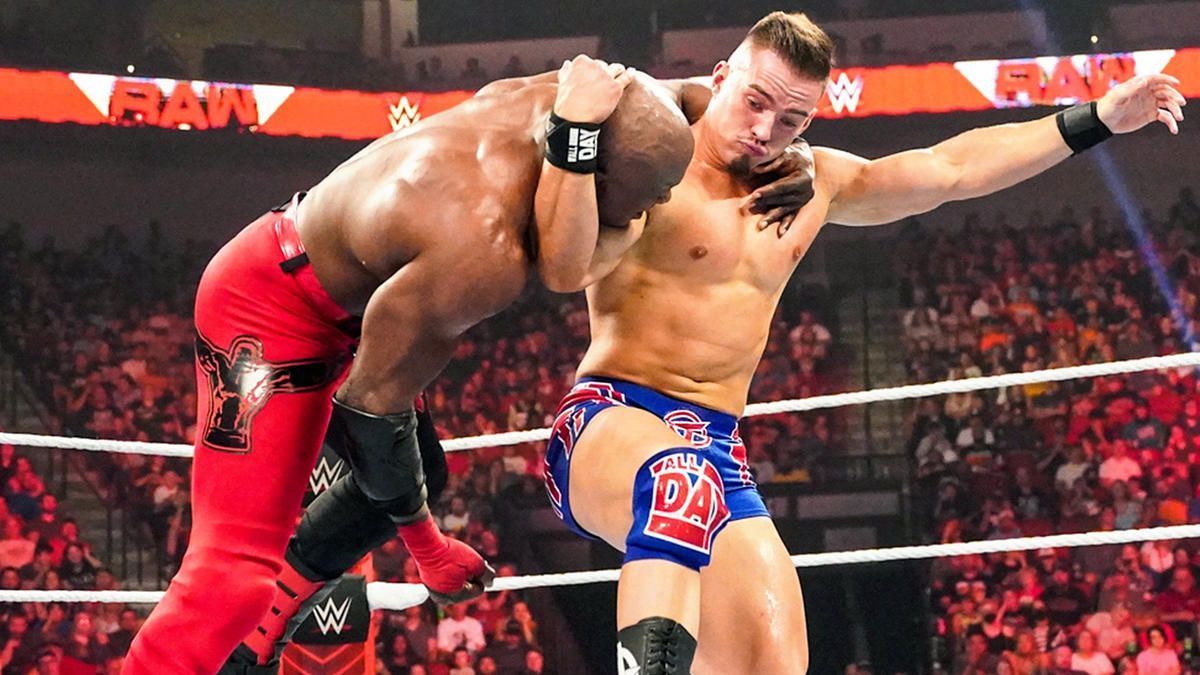 Austin Theory failed to put Bobby Lashley away on the show