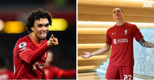 Alexander-Arnold reacts to Nunez's arrival