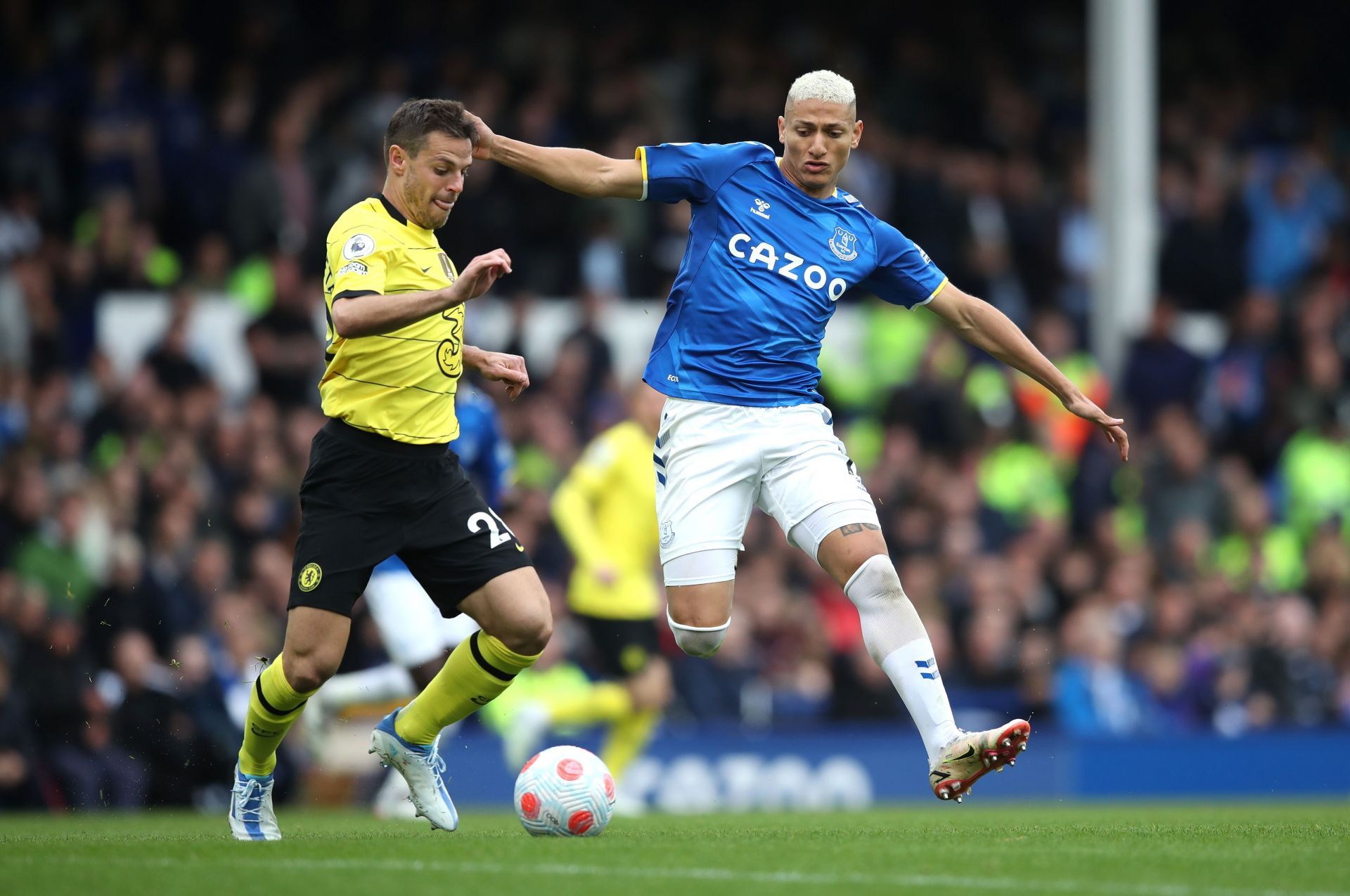 Richarlison scored against the Blues at Goodison Park last season