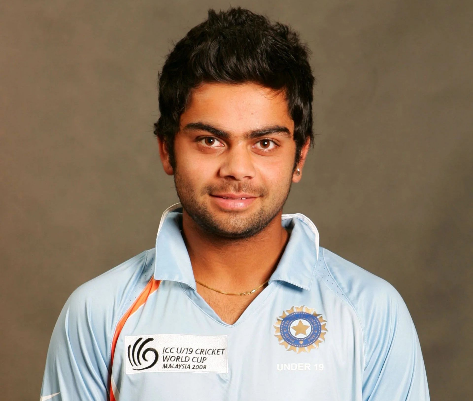 Virat Kohli during his U19 days. Pic: Getty Images