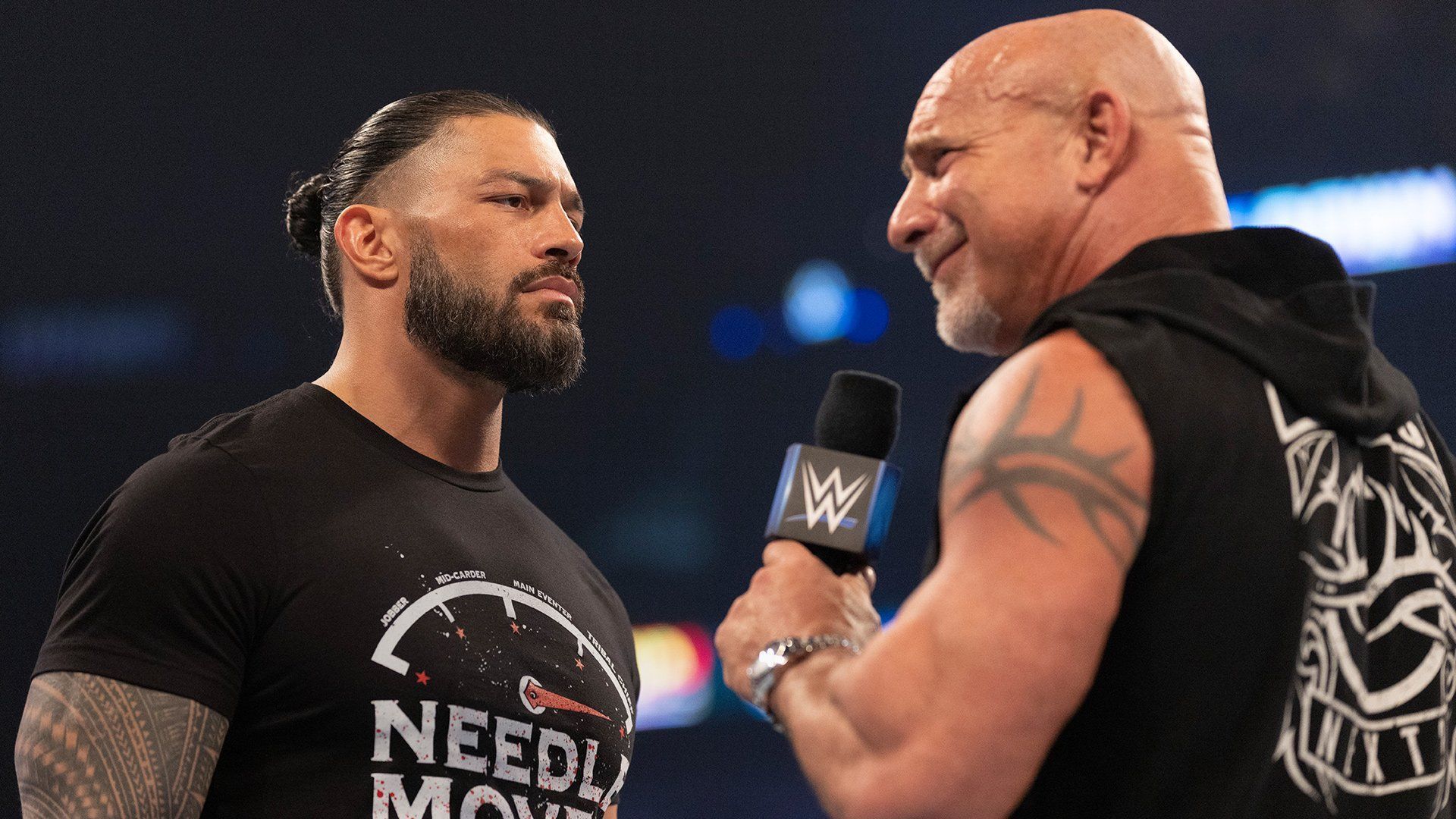 Roman Reigns and Goldberg