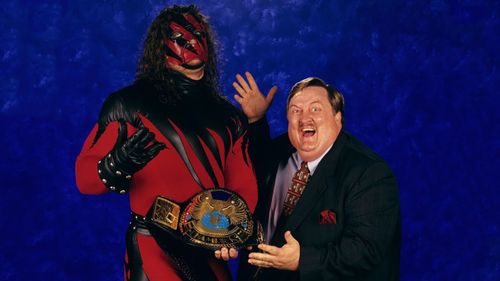 Kane (left) and Paul Bearer (right)