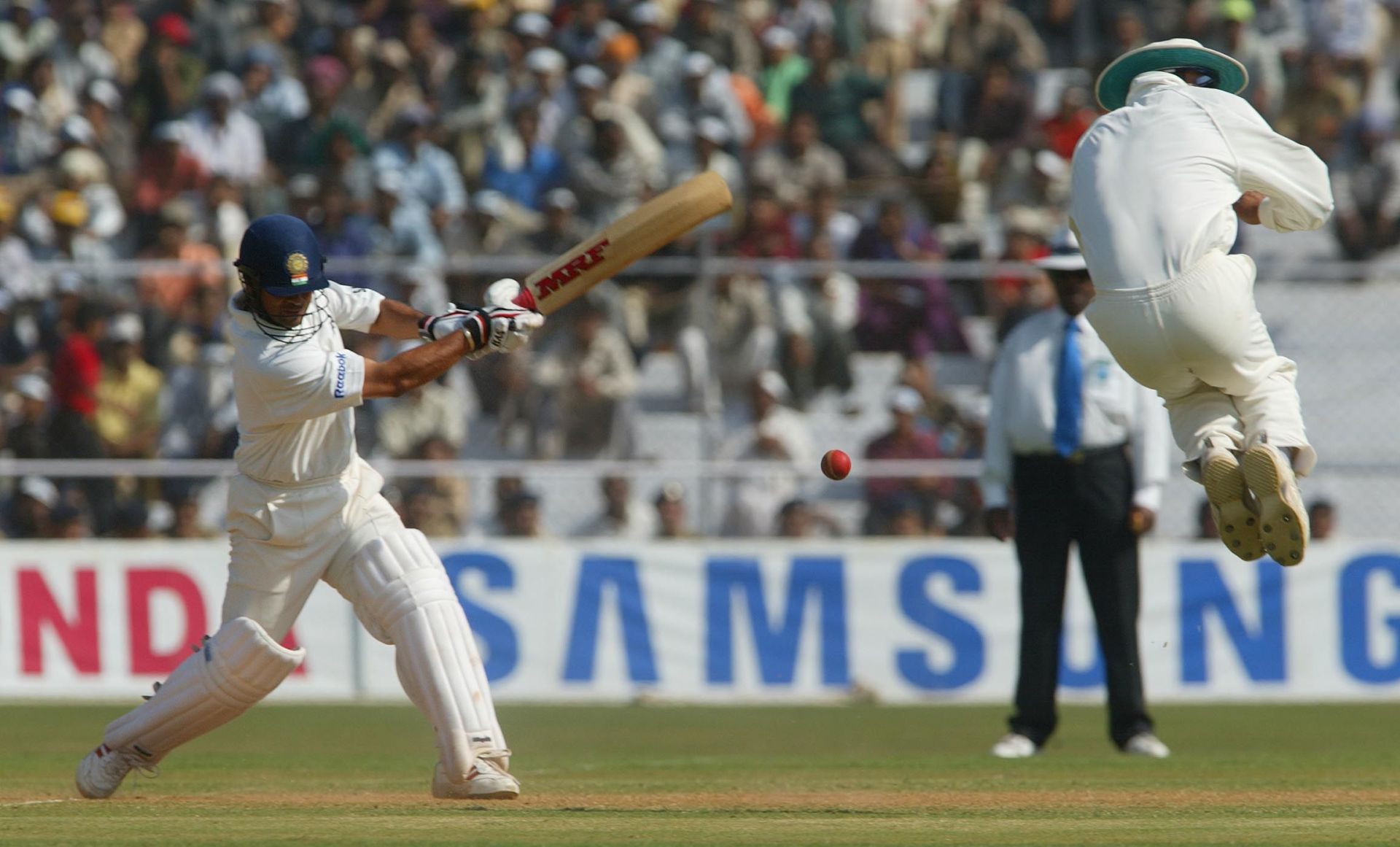 Sachin Tendulkar is one of two Indian batters with a Test ton at Edgbaston. Pic: Getty Images