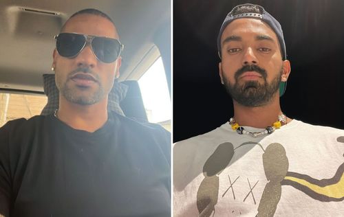 Shikhar Dhawan (L) and KL Rahul. (Pics: Instagram)