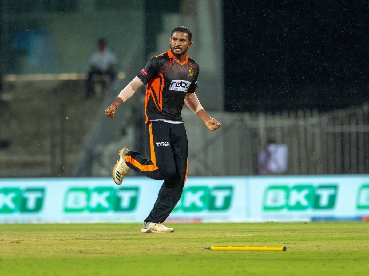 P Saravana Kumar in action (Image Courtesy: Sportstar - The Hindu)