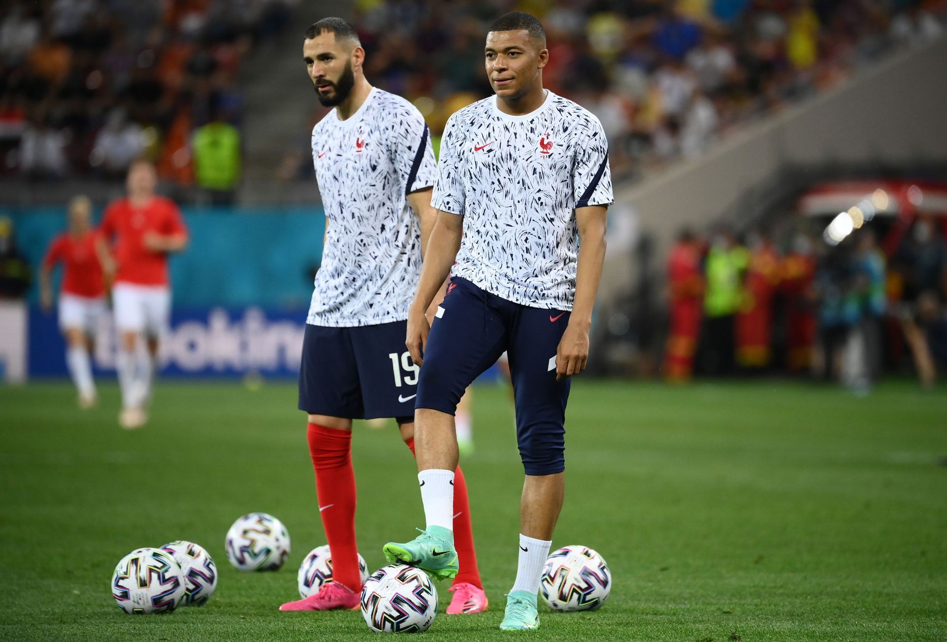 Benzema (left) and Mbappe could flourish in the 2022 World Cup