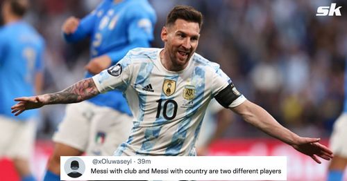 Fans were wowed by 'ridiculous' Messi assist