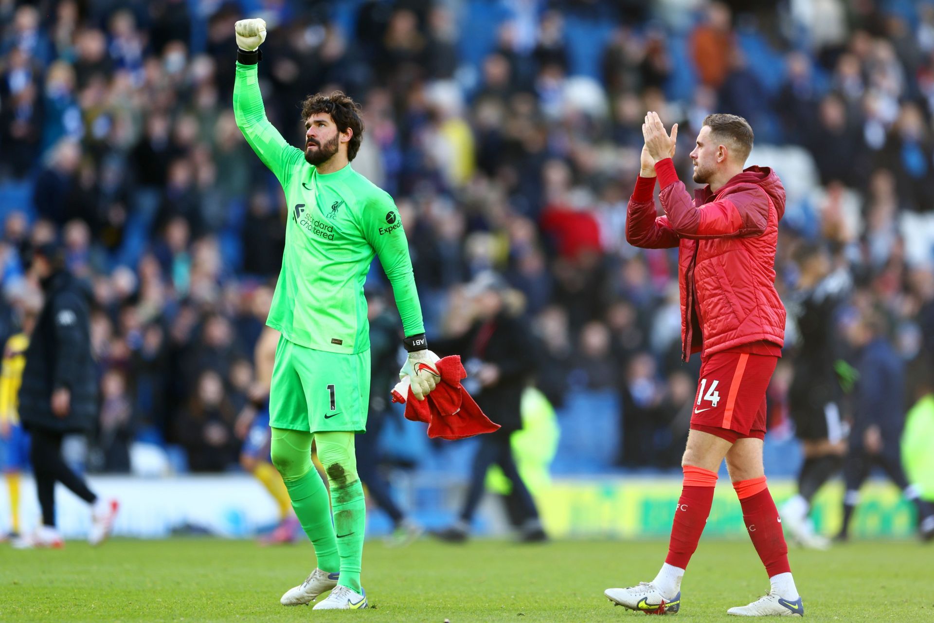 Alisson Becker on Henderson&#039;s constant presence.