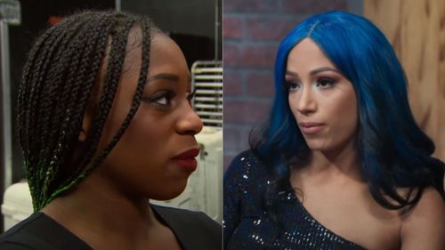 Naomi (left) and Sasha Banks (right)