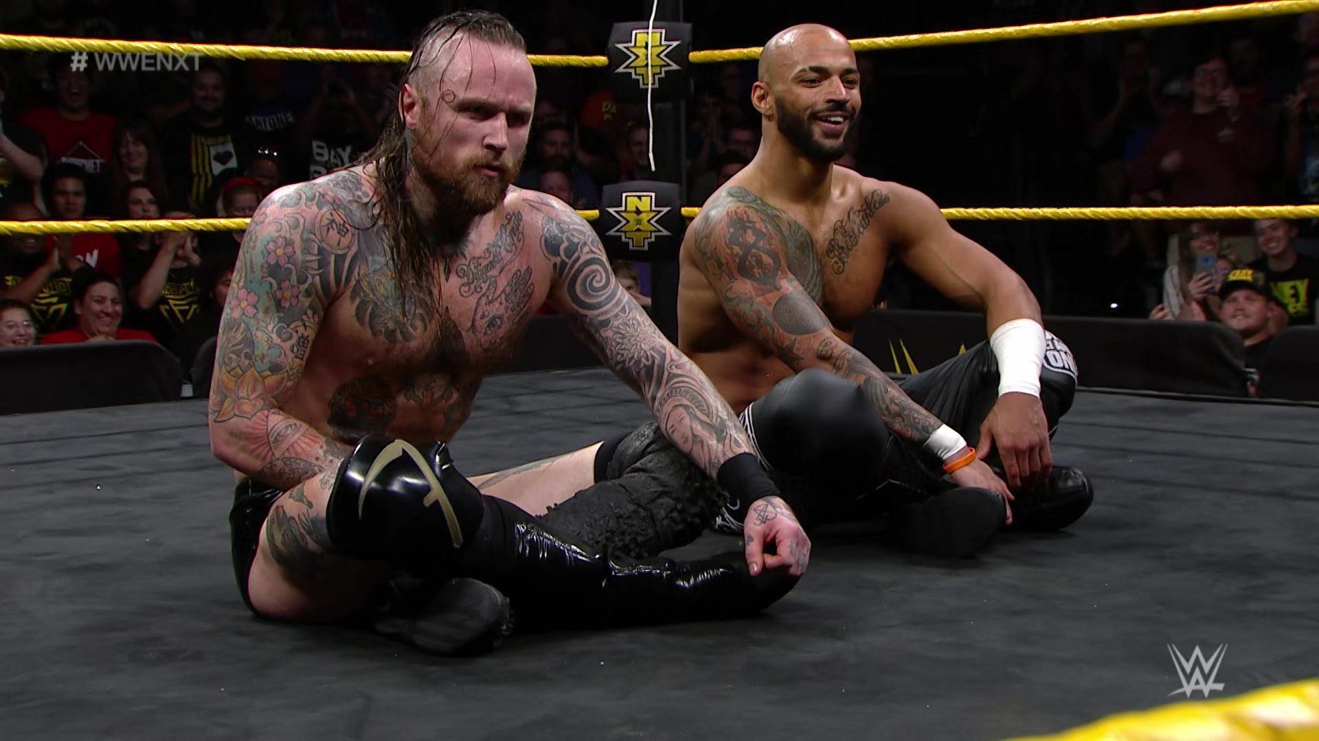 Aleister Black and Ricochet