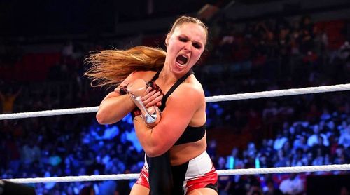 WWE Smackdown Women's Champion Ronda Rousey seems to have lost a little of her luster