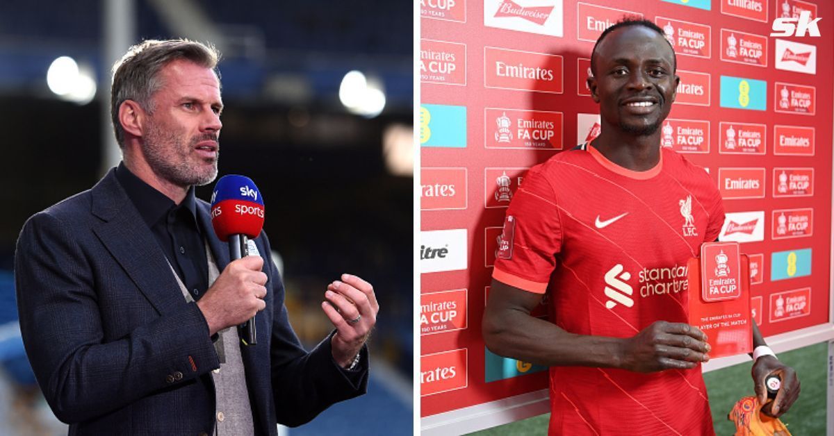 Jamie Carragher tweeted an emotional message for Sadio Mane.