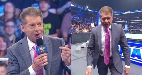 The latest SmackDown got underway with McMahon's segment.