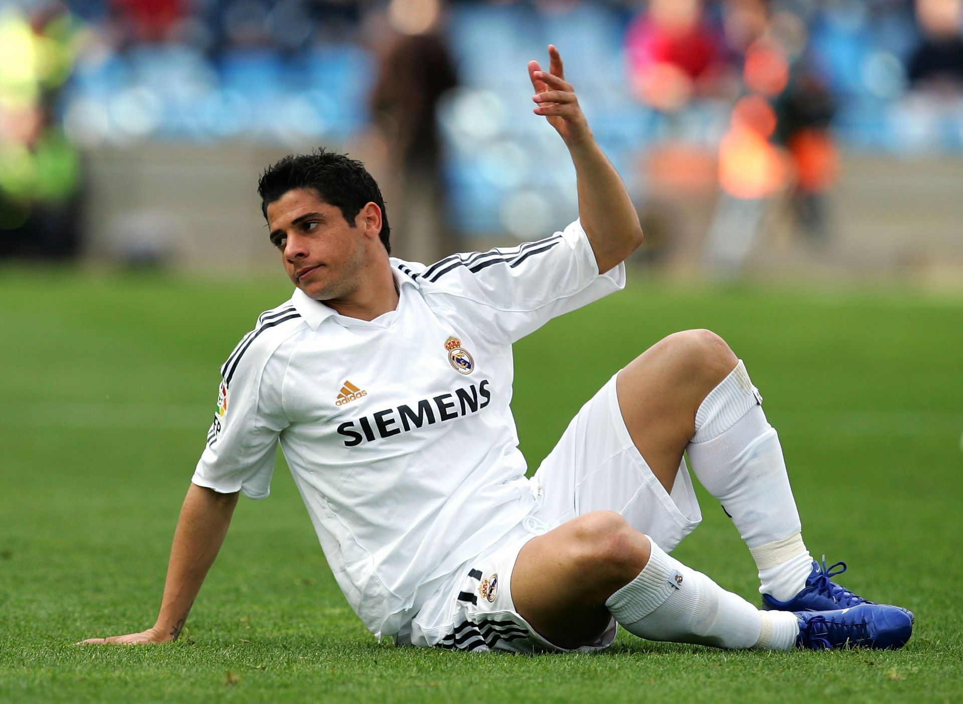 Cicinho during Getafe v Real Madrid