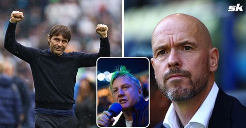 [L-to-R] Antonio Conte and Erik ten Hag; [inset] Frank McAvennie.