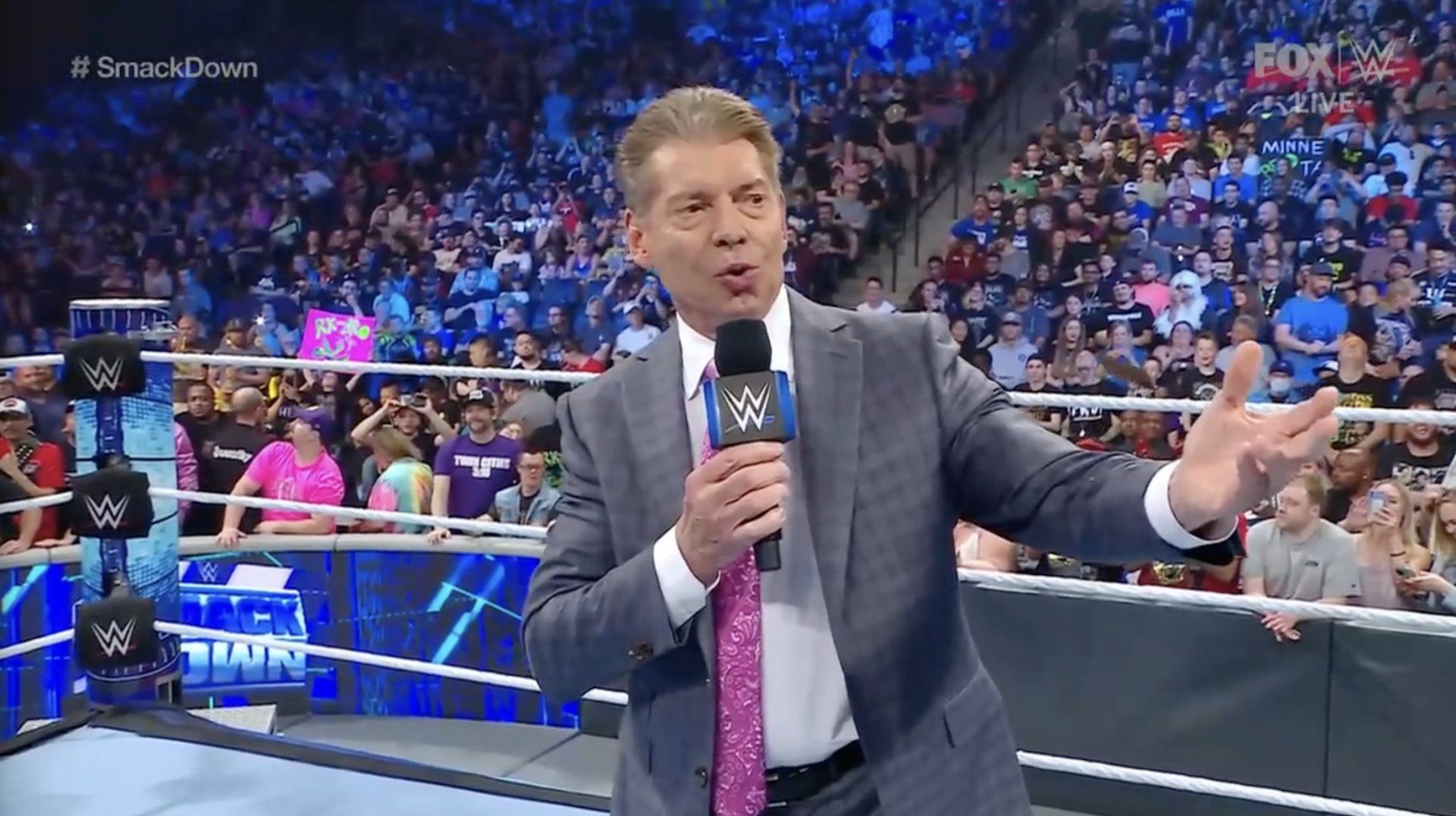 Vince McMahon opened this past Friday&#039;s episode of WWE SmackDown