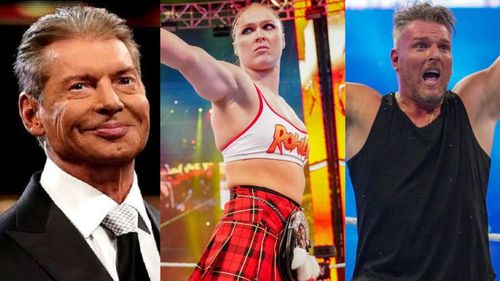 Vince McMahon, Ronda Rousey, and Pat McAfee